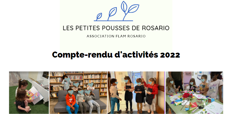 Compte-rendu d’activités 2022